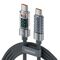 Toocki Toocki Charging Cable C-C, 1m, 100W (Grey) 054349 6975600789652 TXCTT1-XY01 grey έως και 12 άτοκες δόσεις