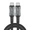Acefast Cable USB-C to USB-C Acefast C1-09, 48W,  1m (black-gray) 061079  C1-09 black έως και 12 άτοκες δόσεις 6974316282631