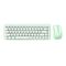MOFII Wireless keyboard + mouse set MOFII Bean 2.4G (White-Green) 040166  SMK-676367A WG έως και 12 άτοκες δόσεις 6950125750141