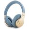 Guess Bluetooth headphones GUBH604GEMB blue 4G PU Leather With Script Metal Logo 3666339170233