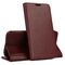 Case SAMSUNG GALAXY A55 5G Wallet with a Flap Leatherette Holster Magnet Book burgundy 5903396257155