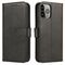 Magnet Case for Huawei Nova 12 Pro with flap and wallet - black