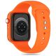 Strap for APPLE WATCH 4 / 5 / 6 / 7 / 8 / 9 / SE / ULTRA 1 / 2 (42 / 44 / 45 / 49 MM) Tech-Protect Silicone Bright orange 5906302304516