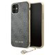 Original Case IPHONE 11 Guess Hard Case 4G Charms Collection (GUHCN61GF4GGR) gray 3666339016333