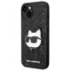 Original Case IPHONE 14 PLUS Karl Lagerfeld Hardcase Glitter Choupette Patch (KLHCP14MG2CPK) black 3666339099404
