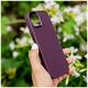 Satin case for Samsung Galaxy S22 burgundy 5900495029065