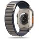 Strap for APPLE WATCH 4 / 5 / 6 / 7 / 8 / 9 / SE / ULTRA 1 / 2 (42 / 44 / 45 / 49 MM) Tech-Protect Nylon Pro Navy / Grey 5906302302314