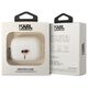 Case APPLE AIRPODS PRO 2 Karl Lagerfeld Silicone Karl Head 3D white 3666339099244