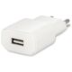 Forever TC-01 charger 1x USB 2A white + microUSB cable 5900495677730