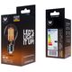 LED Bulb Filament E27 A60 4W 230V 2700K 470lm COG clear Forever Light 5900495900500
