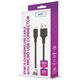 Setty cable USB - microUSB 3,0 m 2A black NEW 5900495925664