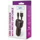 Setty car charger 1x USB 1A black + microUSB cable 1,0 m NEW 5900495921970