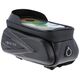 Waterproof bike frame bag with shell sides and phone holder Forever Outdoor black 5900495982285