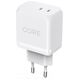 Forever CORE SMART PD wall charger 2xUSB-C 45W 5900495030801