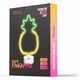Neon LED on a stand PINEAPPLE yellow green NNE05 Neolia 5900495064158
