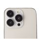 Set of lens glasses for iPhone 15 Pro / 15 Pro Max black frame (3pcs) 5900495649775
