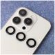 Set of lens glasses for iPhone 15 / 15 Plus black frame (2 pcs) 5900495649768
