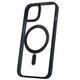 Satin Clear Mag case for iPhone 15 Pro Max 6,7&quot; black 5907457714007