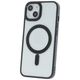 Satin Clear Mag case for iPhone 15 Pro Max 6,7&quot; black 5907457714007