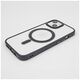 Satin Clear Mag case for iPhone 15 Pro Max 6,7&quot; black 5907457714007