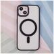 Satin Clear Mag case for iPhone 15 Pro Max 6,7&quot; black 5907457714007