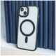 Satin Clear Mag case for iPhone 15 Pro Max 6,7&quot; black 5907457714007