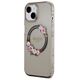 Guess case for iPhone 15 6,1&quot; GUHMP15SHFWFCK black HC MAGSAFE IML FLOWERS WREATH 3666339221287