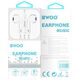 BWOO wired earphones 3.5mm stereo white 6933654801249