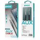 BWOO Nylon braided+Aluminum-alloy shell aux cable BO-AUX064 3.5mm to 3.5mm 6933654806527