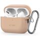 Case for APPLE AIRPODS PRO 1 / 2 Tech-Protect Silicone Hook Cafe Latte creamy 5906302313280