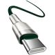 Baseus cable Cafule Metal PD USB-C - USB-C 2,0 m green 100W 6953156202399