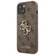 Guess case for iPhone 13 Pro / 13 6,1'' GUHCP13L4GMGBR brown hard case 4G Big Metal Logo 3666339024895