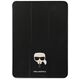 Karl Lagerfeld case for iPad 12,9&quot; Pro 2021 KLFC12OKHK Book Cover black Saffiano Karl Head 3666339030407