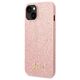 Guess case for iPhone 14 Pro Max 6,7&quot; GUHCP14XHGGSHP pink PC/TPU Glitter Flakes Case Script Metal Logo 3666339065072