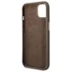 Guess case for iPhone 14 Pro 6,1&quot; GUHMP14LU4GPRW brown HC Magsafe 4G PU Logo Plate 3666339069926
