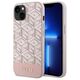 Guess case for iPhone 14 6,1&quot; GUHMP14SHGCFSEP pink harcase Magsafe Gcube PU Stripes 3666339112509