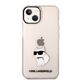 Karl Lagerfeld case for iPhone 14 6,1&quot; KLHCP14SHNCHTCP pink hardcase Ikonik Choupette 3666339087166