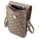 Guess bag for phone GUWBHGCFSEW brown Wallet GCube Stripe 3666339112752