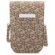 Guess bag for phone GUWBHGCFSEW brown Wallet GCube Stripe 3666339112752