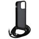 Karl Lagerfeld case for iPhone 14 Pro Max 6,7&quot; KLHCP14XSAKCPSK black HC Saffiano KC Metal Pin Crossbody 3666339165741