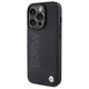 BMW case for iPhone 15 Pro Max 6,7&quot; BMHCP15XSLLBK black HC Leather Hot Stamp 3666339170844
