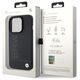BMW case for iPhone 15 Pro Max 6,7&quot; BMHCP15XSLLBK black HC Leather Hot Stamp 3666339170844