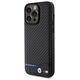 BMW case for iPhone 15 Pro Max 6,7&quot; BMHCP15X22NBCK black HC PU Carbon 3666339143862
