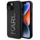 Karl Lagerfeld case for iPhone 15 6,1&quot; KLHCP15S3DMBKCK black HC 3D Logo Glitter 3666339166595