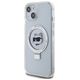 Karl Lagerfeld case for iPhone 15 6,1&quot; KLHMP15SHMRSCHH white HC Magsafe Ringstand CH 3666339168636
