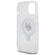 Karl Lagerfeld case for iPhone 15 6,1&quot; KLHMP15SHMRSCHH white HC Magsafe Ringstand CH 3666339168636