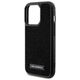 Karl Lagerfeld case for iPhone 15 Pro 6,1&quot; KLHCP15LHDSPLK black hardcase Rhinestone Logo Metal Plate 3666339163136
