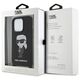 Karl Lagerfeld case for iPhone 15 Pro Max 6,7&quot; KLHCP15XSCBSKNK hardcase black Crossbody Silicone Ikonik 3666339167462