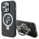 Karl Lagerfeld case for iPhone 15 Pro Max 6,7&quot; KLHMP15XHMRSKCK black hardcase Ring Stand Karl&Choupettte MagSafe 3666339169145