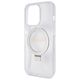 Guess case for iPhone 15 Pro 6,1&quot; GUHMP15LHRSGSD transparent HC RING STAND MAGSAFE SCRIPT LOGO GLITTER 3666339156626